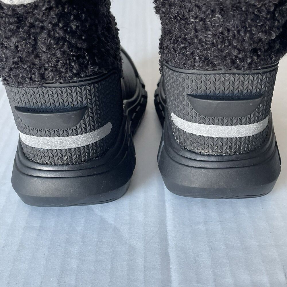 Hunter Kids Black Fleece-Lined Boots - Picture 7 of 12